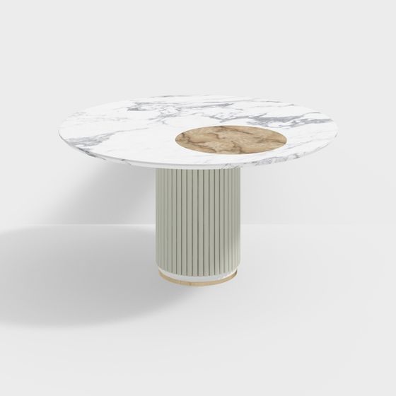 Elegant Round Table 3D model for Modern Aesthetics