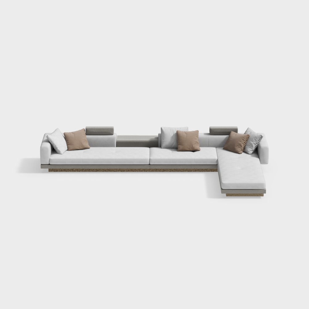 Set de sofás de tela modernos