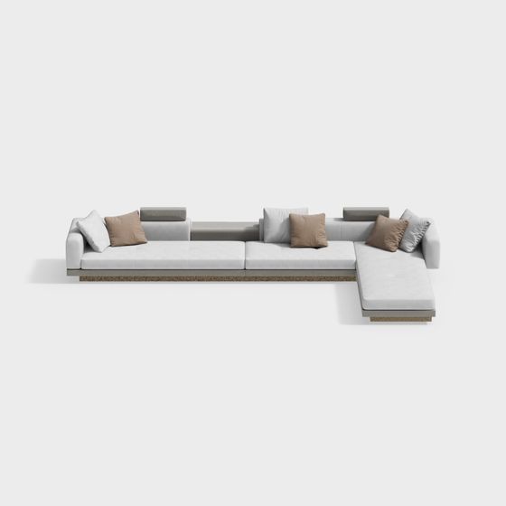 Set de sofás de tela modernos