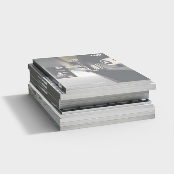 Nostalgic Magazine 3D model