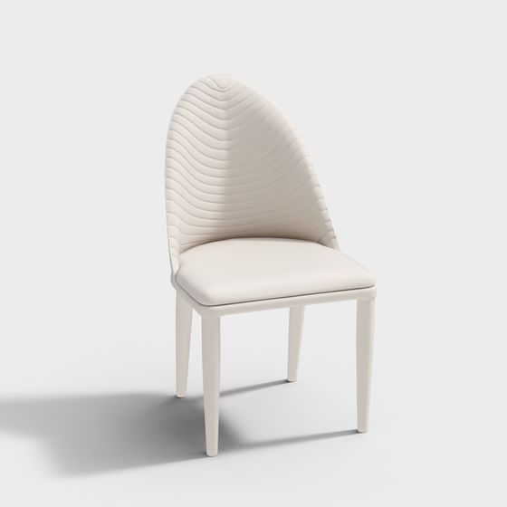 Elegant Curve Chair 3D model