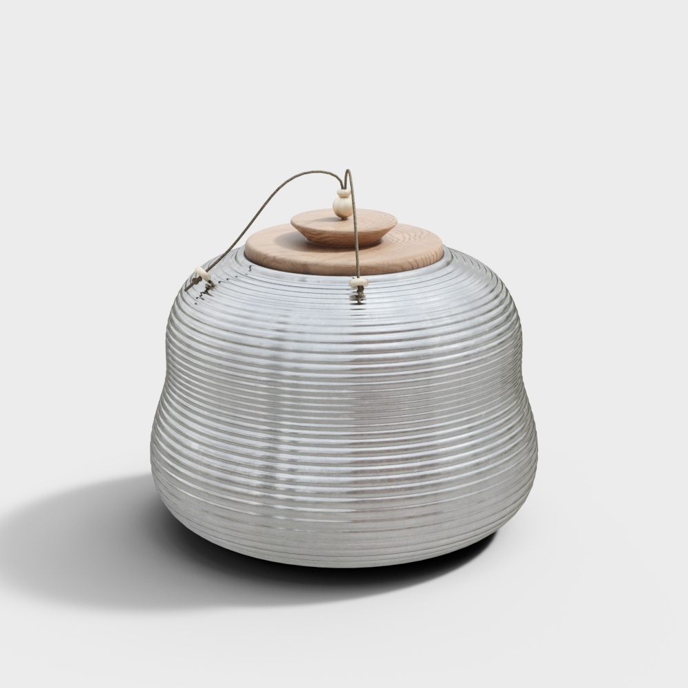 Wavy Storage Jar 3D model