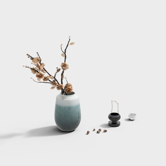 Zen-Inspired Vase 3D model