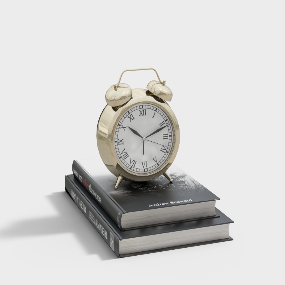 Vintage Alarm Clock 3D model