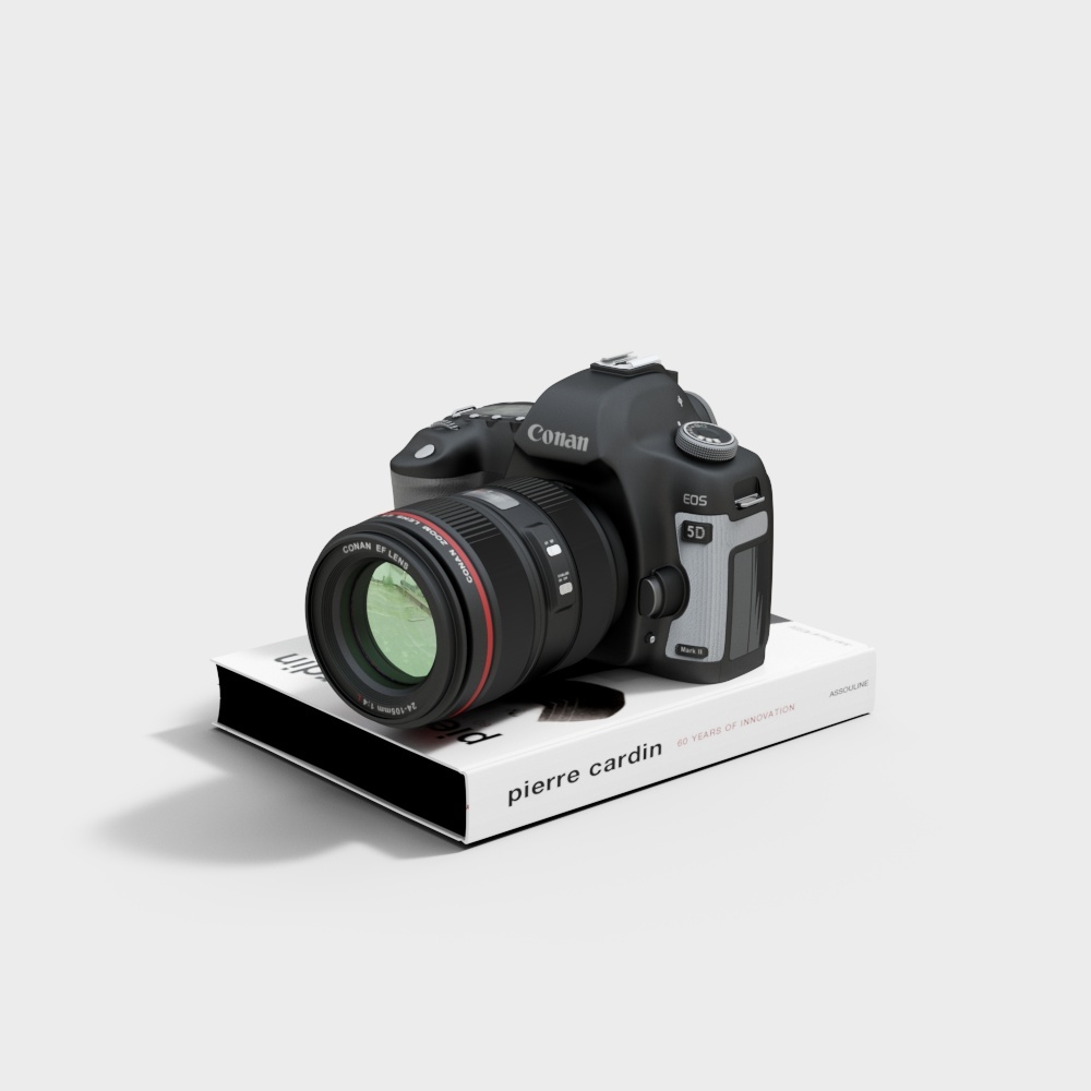 Conan EOS 5D DSLR Camera 3D Model