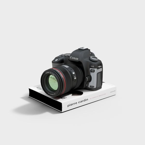 Conan EOS 5D DSLR Camera 3D Model
