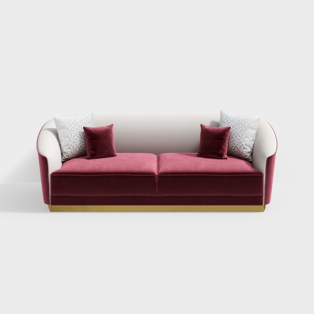 Zhida Home-Zhida Home-라이트 럭셔리 스타일 소파 4인용 CX2175-1-D4