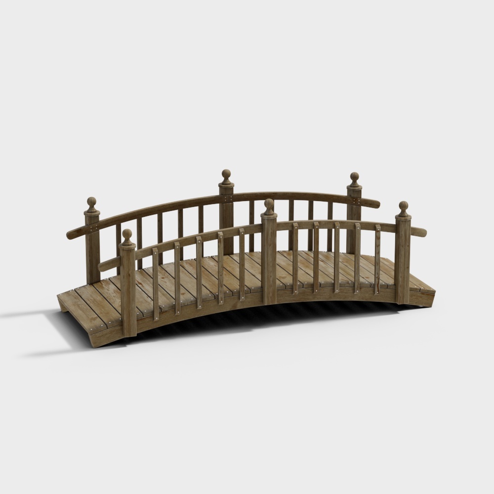 Dreamy Pathway Bridge 3D model