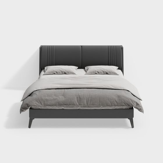 Modern Twin Beds,Twin Beds,gray