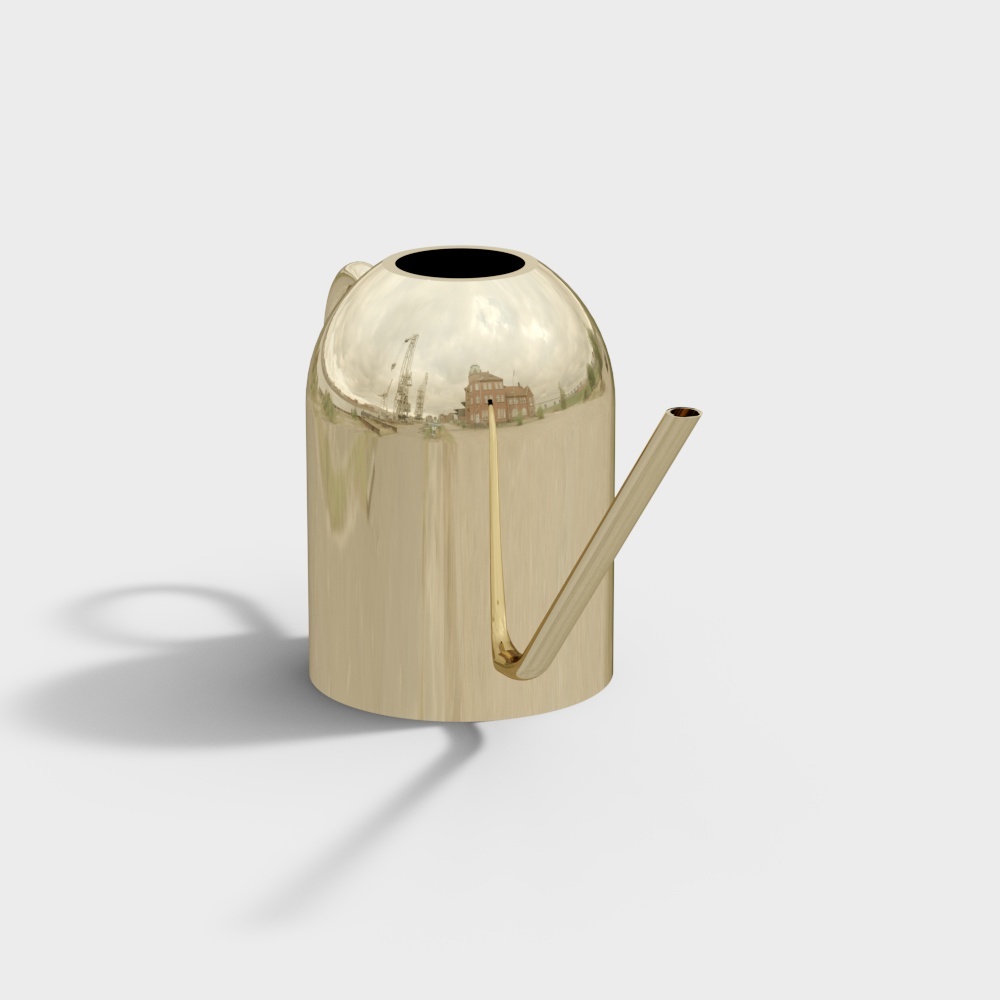 Garle Import Danish AYTM Nordic minimalist light luxury brass stainless steel long mouth watering sprinkler - gold