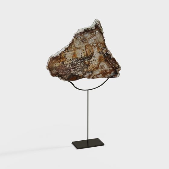 Geode Slice 3D Model for Unique Designs