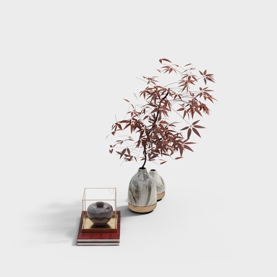 Autumn Vase 3D model