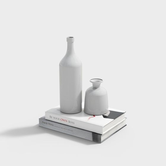 Stylish Low-Polygon Vase 3D model for Modern Spaces