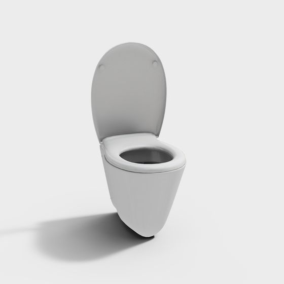 Minimalist Toilet 3D Model for Modern Interiors
