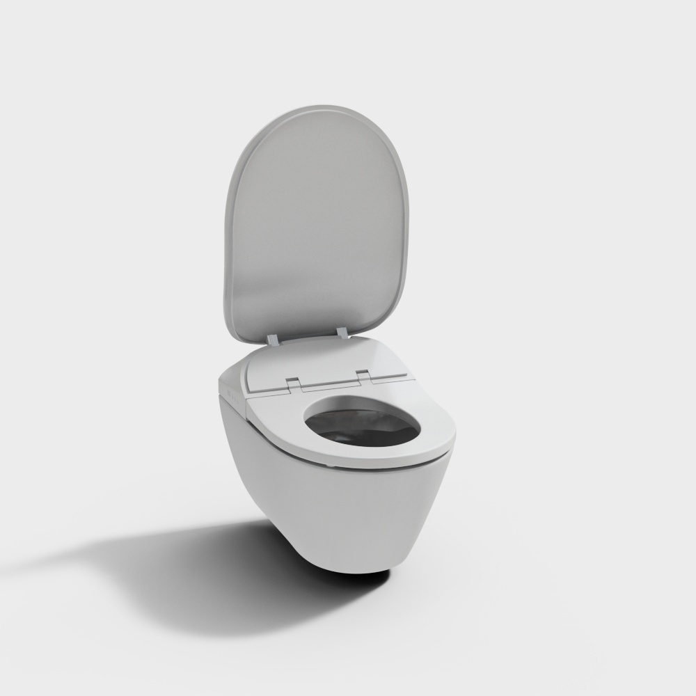 Modern bathroom toilet