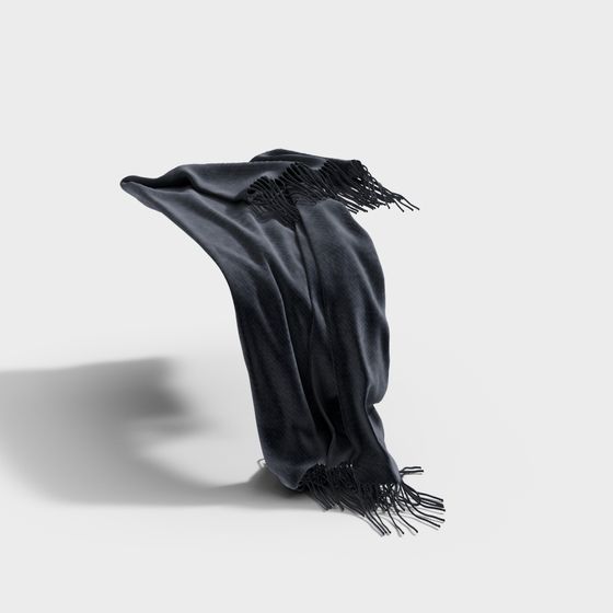 Tassel Scarf 3D Model