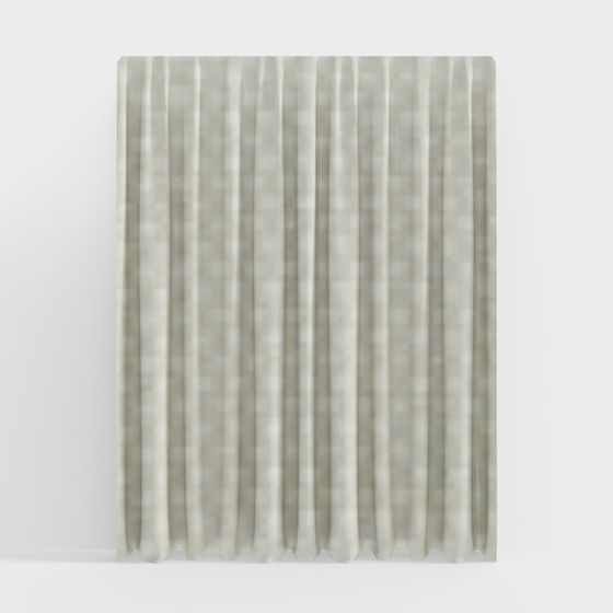 Delicate Sheer Curtain 3D model