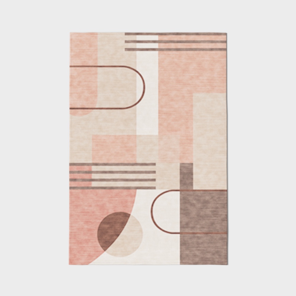 Abstract Geometric Carpet 3D Model – Modern Low-Poly Design