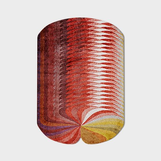 Stunning Abstract Swirl Carpet 3D model