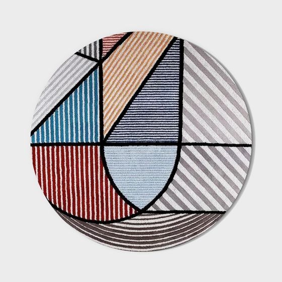 Нордический детский ковер - Полосатый ковер