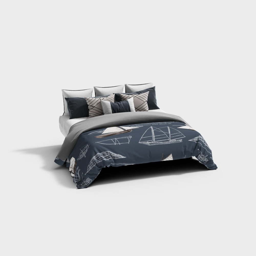 寝具セット ベッドシーツ マットレスと枕付き