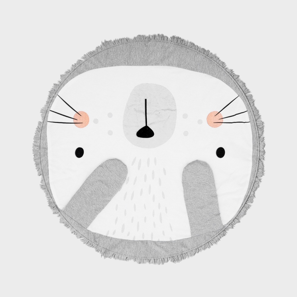 Adorable Polar Bear Blanket 3D model