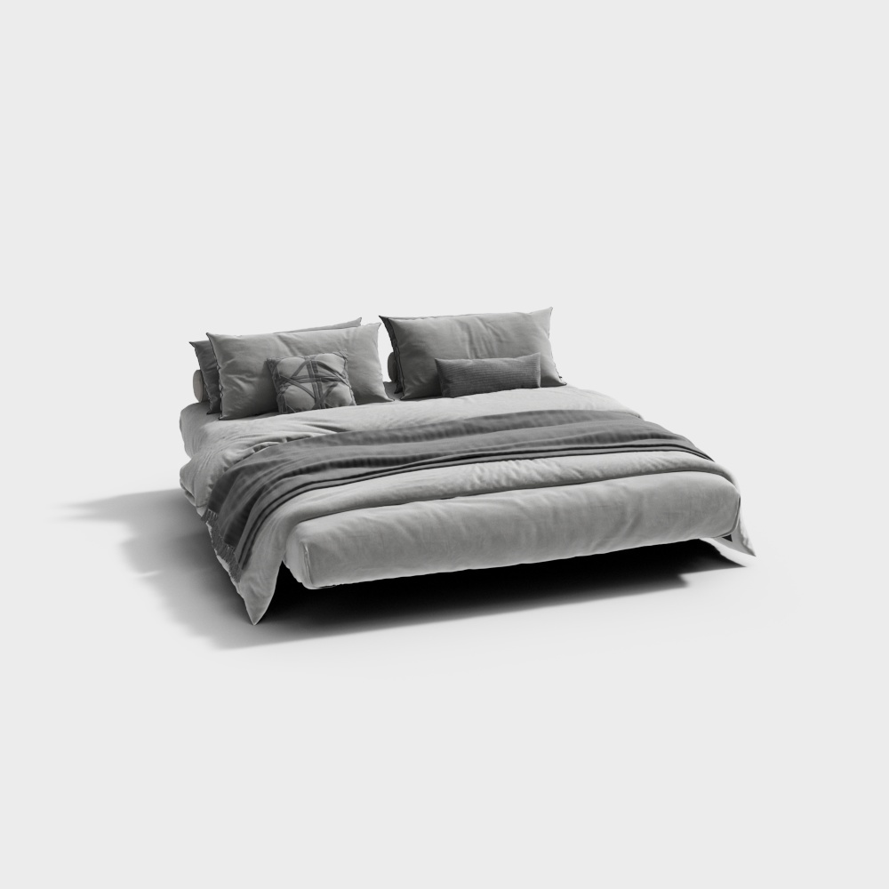 bedding set BED SHEETS with Mattress and pillow, quilt blanket cover plain