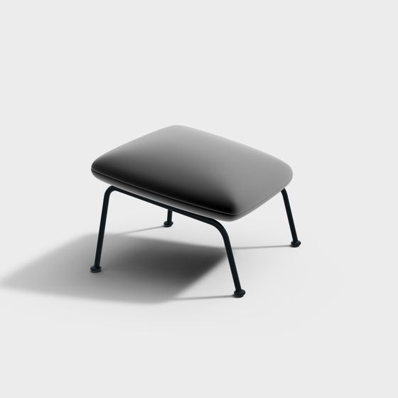 Modern Urban Comfort Ottoman 3D model