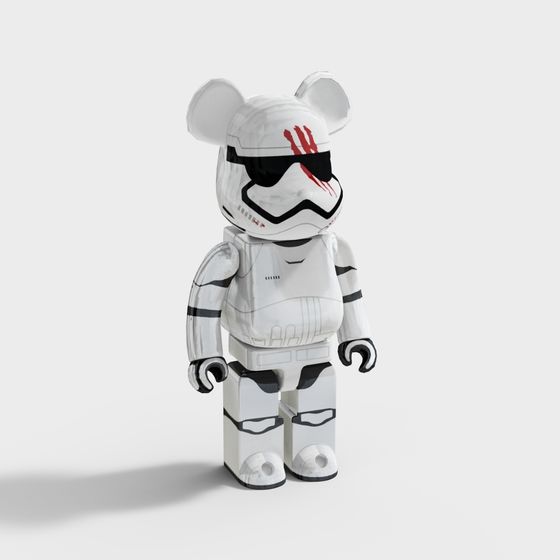 Futuristic Mechanical Mouse Warrior 3D model