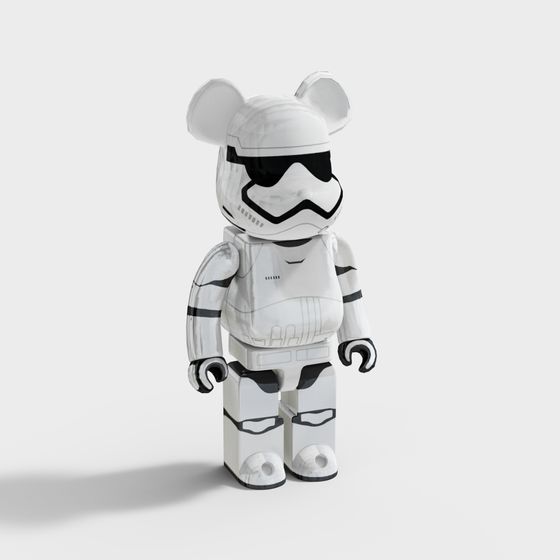 Galactic Guardian Bear 3D model for Creative Projects