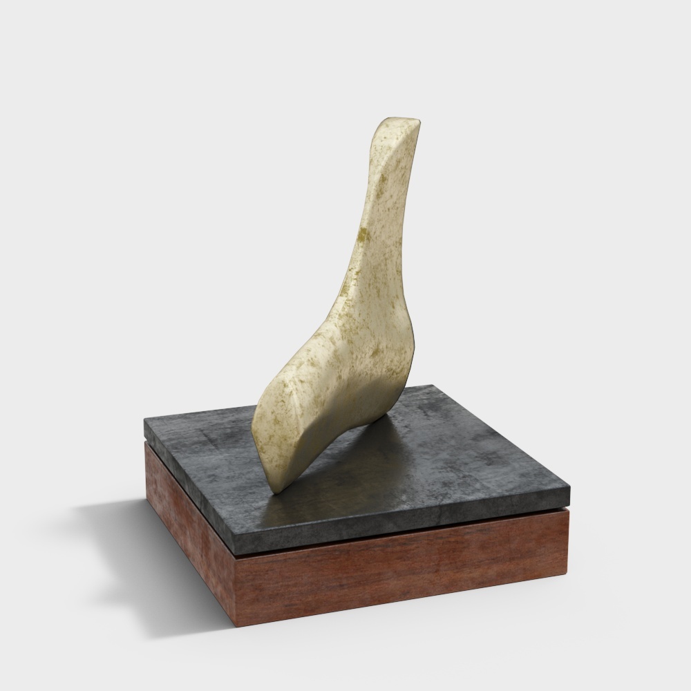 Modern jewelry gold shaped ornaments