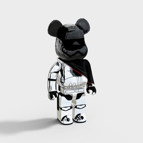 Futuristic Bear Warrior 3D model