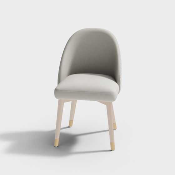 Elegant Low-Poly Sofa Chair 3D model