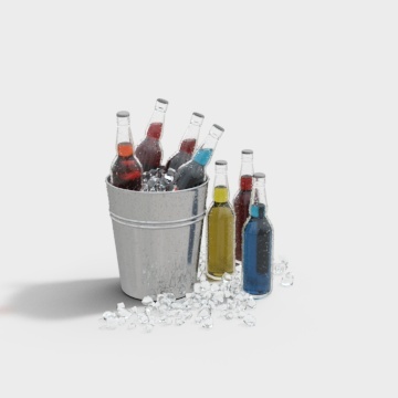 Seau à glace pour vin moderne