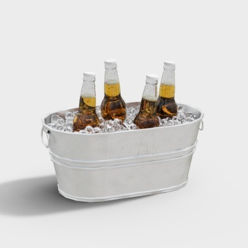 Combinazione Moderna di Vino e Secchiello per Ghiaccio