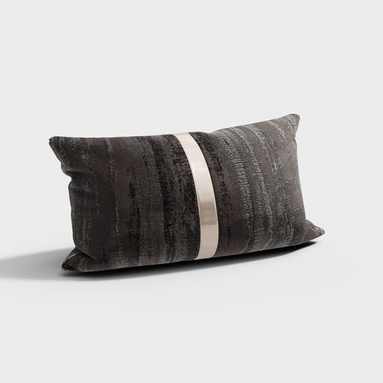 Urban Velvet Cushion 3D model