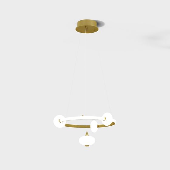 Aura Chandelier 3D model