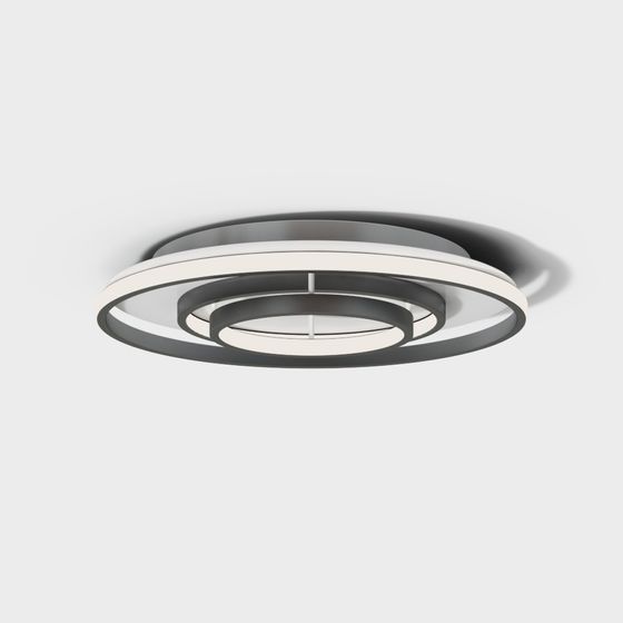 Sophisticated Ceiling Light Fixture 3D model for Modern Interiors