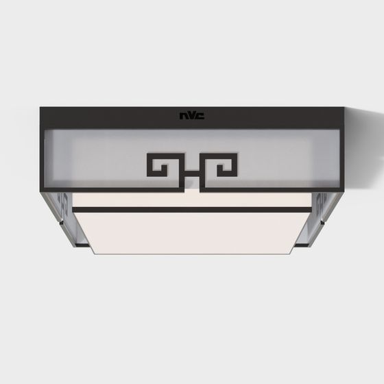 Grecian Ceiling Light 3D model for Modern Interiors