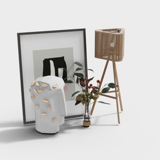 Urban Art Deco Piece 3D model for Creative Designs