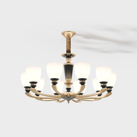 Regal Chandelier 3D model