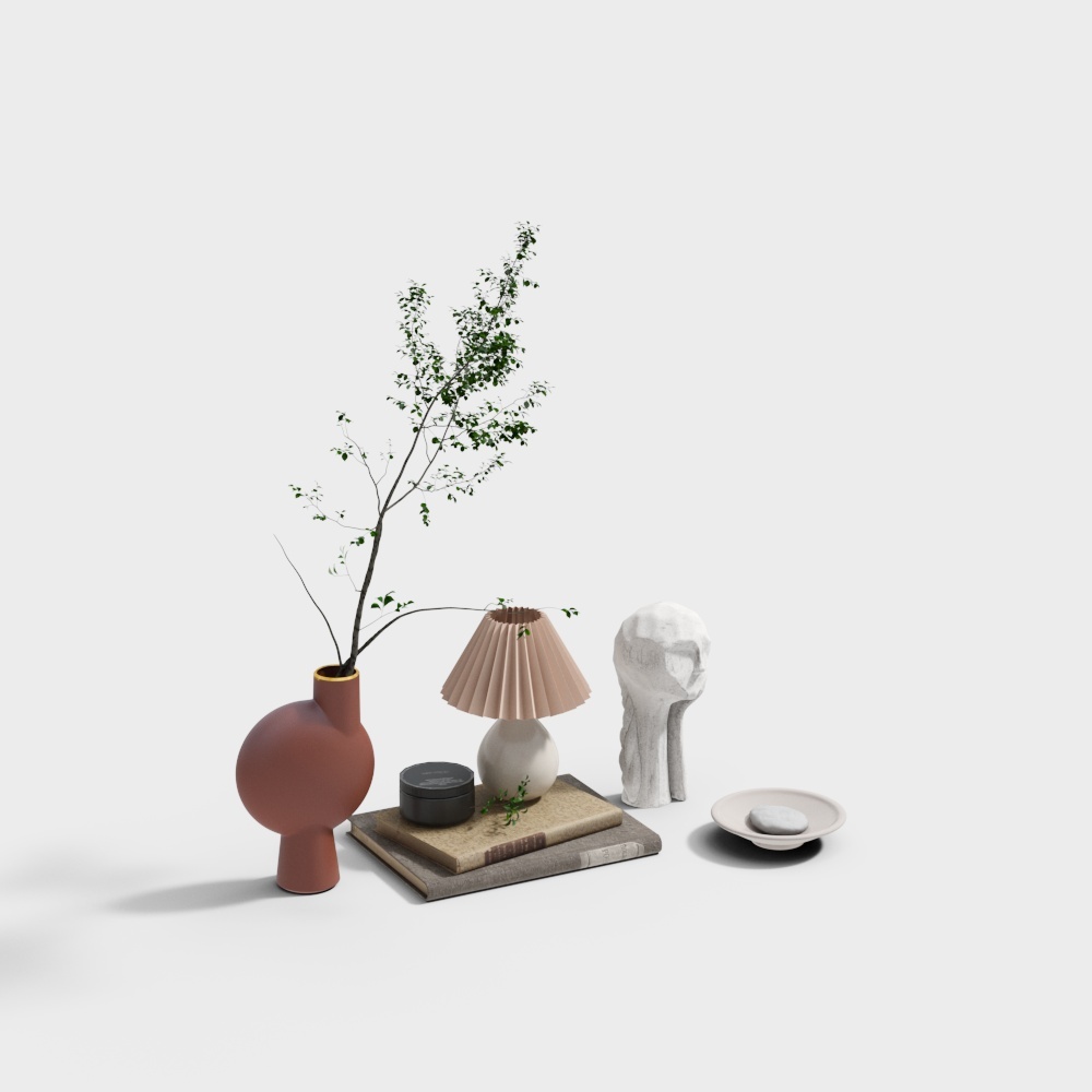 Modern silent wind jewelry ornaments set pieces combination