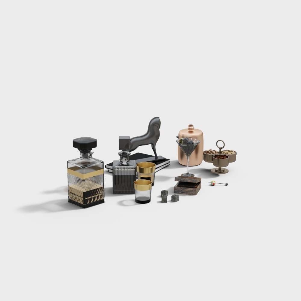 Elegance Essentials 3D Models – Low-Poly Luxury Objects