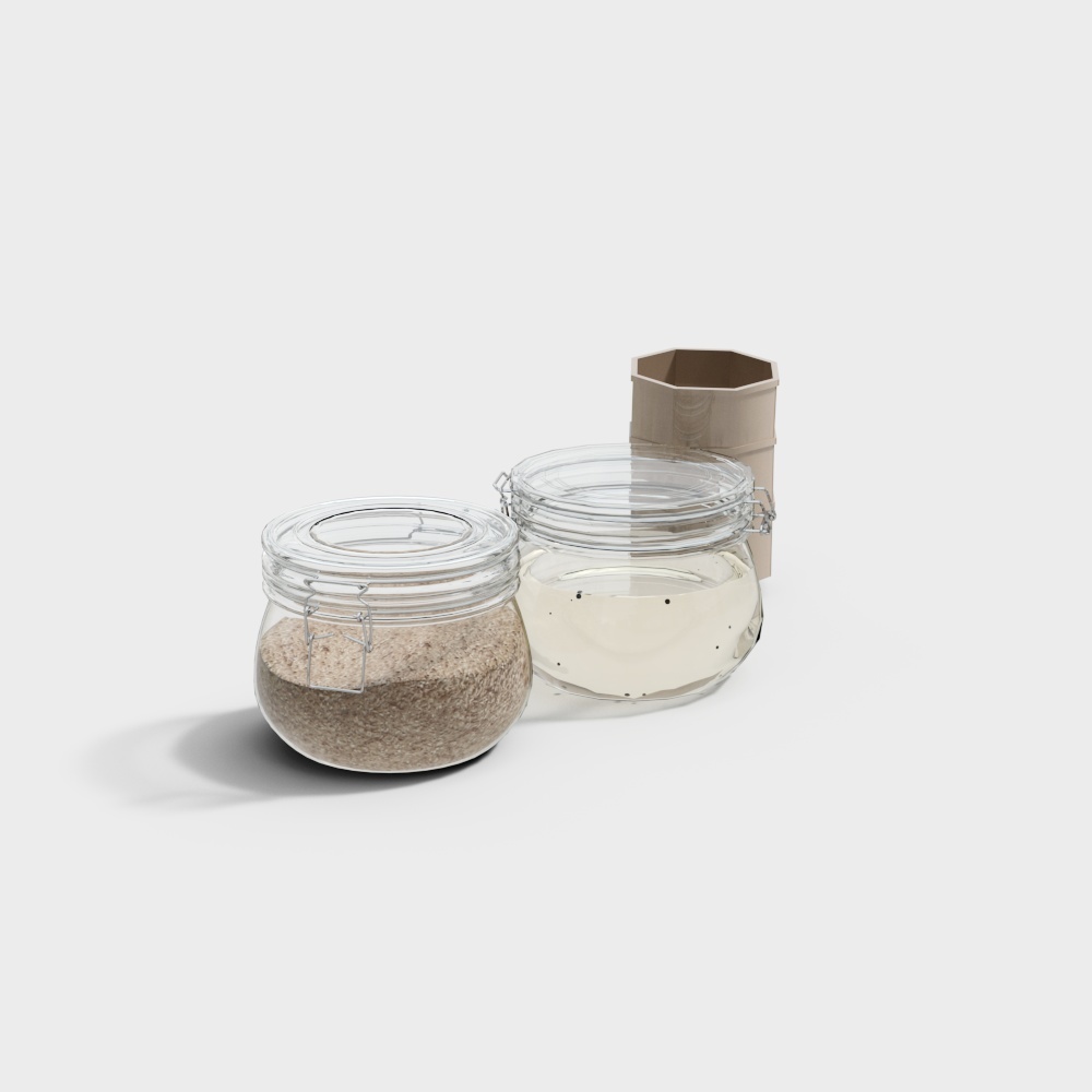 Scandi kitchenware tableware combination - storage bottle