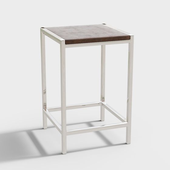 Modern Bar Stool 3D model for Stylish Interiors