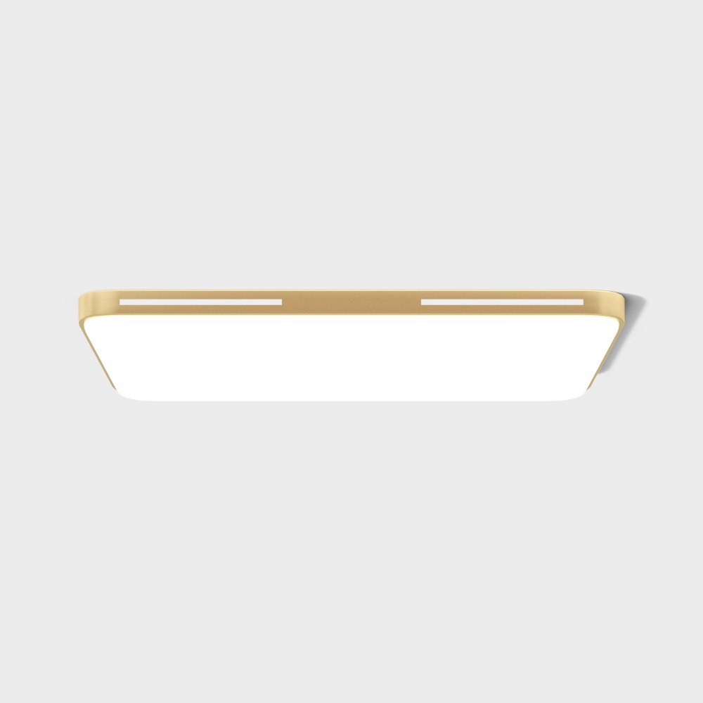 โคมไฟเพดานทองแดงห้องนั่งเล่นนอร์ดิก