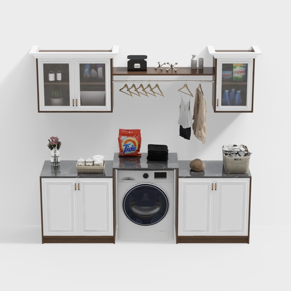 Washer cabinet