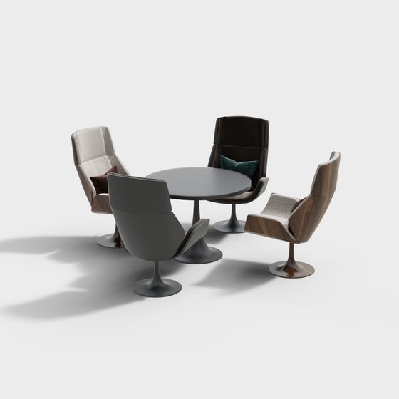 Combinaison moderne de table et chaise décontractée - chaise