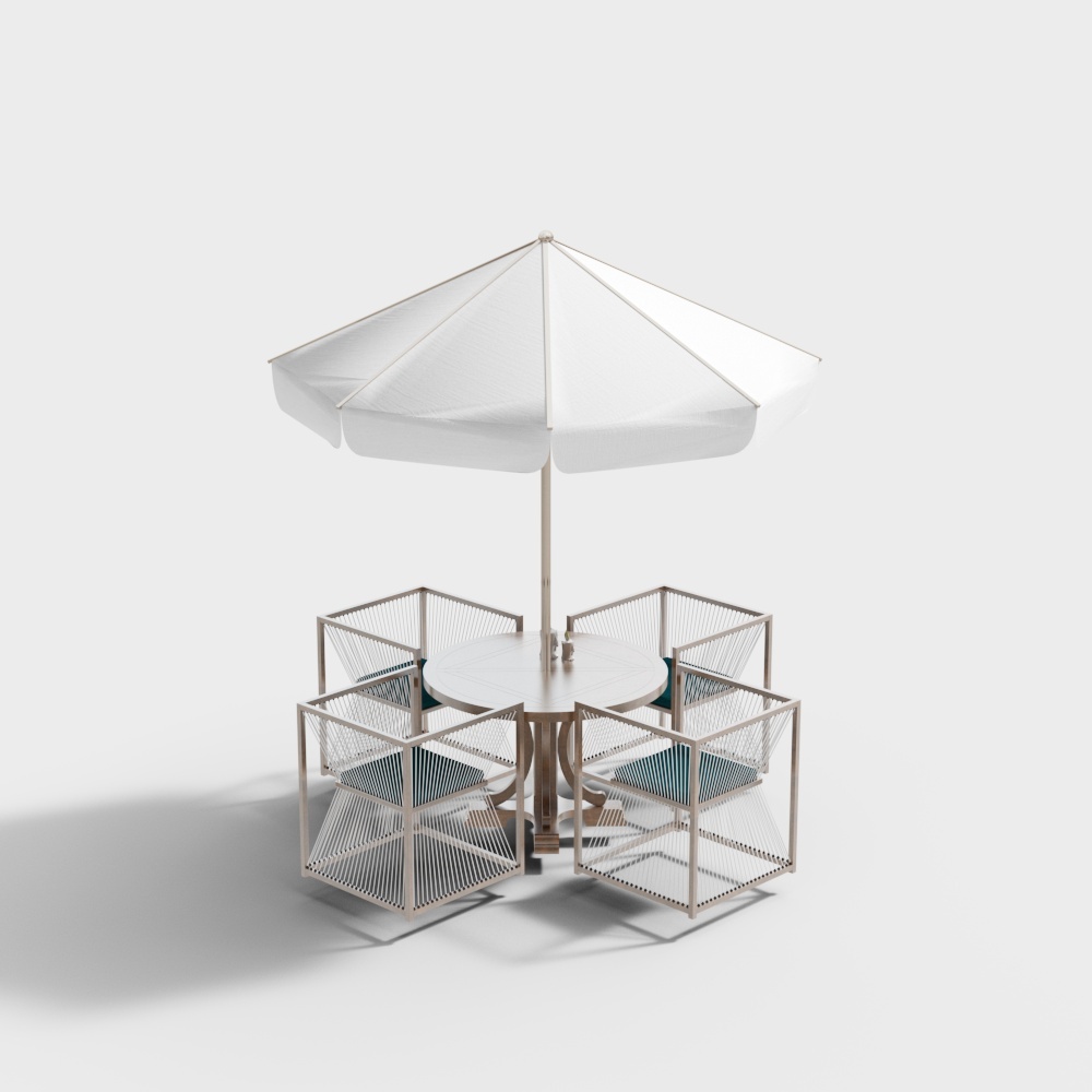 Modern casual table and chair combination