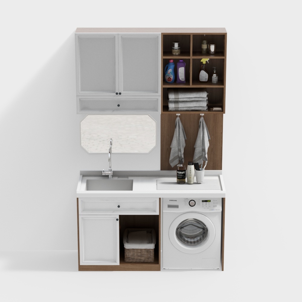 Modern washbasin bathroom cabinet